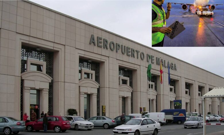 Aeropuerto Malaga personal rampa empleo