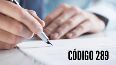 ¿Qué es el código 289 en un contrato de trabajo?