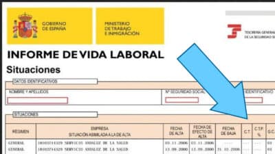 CT informe de vida laboral