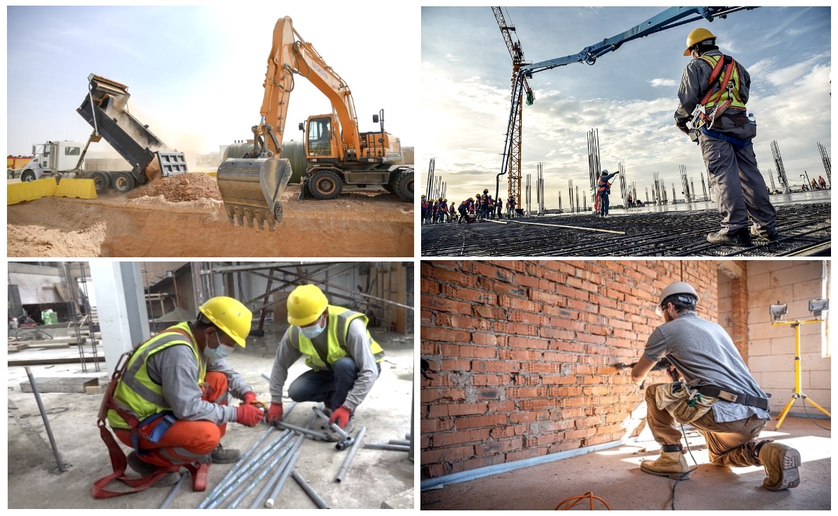 336 profesionales demanda el sector construcción en España