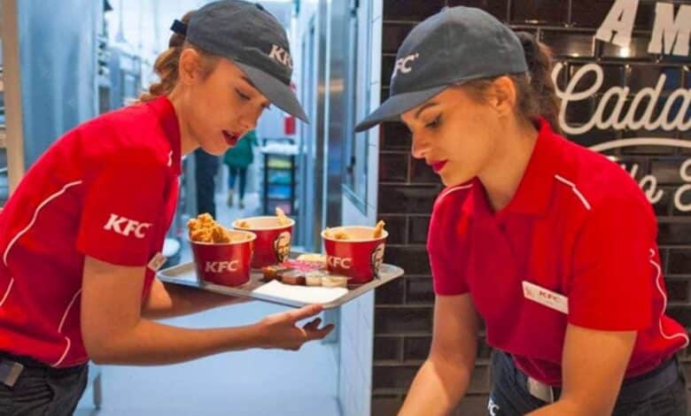 KFC lanza 182 oportunidades de empleo, envía ya el currículum