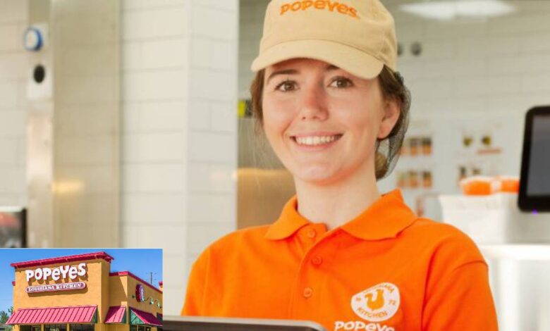 105 personas podrán tener un puesto de trabajo en Popeyes