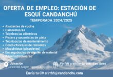 🏔 Oferta de Empleo: Estación de Esquí Candanchú – Temporada 2024/2025