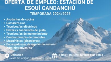 🏔 Oferta de Empleo: Estación de Esquí Candanchú – Temporada 2024/2025
