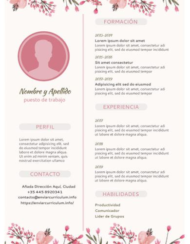 Curriculum Vitae Florido CV florido creativo