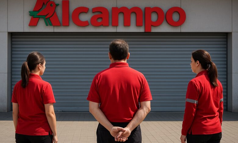 Alcampo anuncia el cierre de 25 tiendas y el despido de 710 empleados