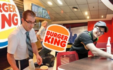 empleados burger king foto