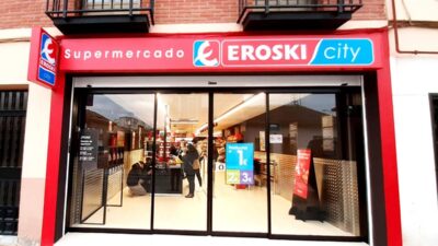 fachada supermercado eroski