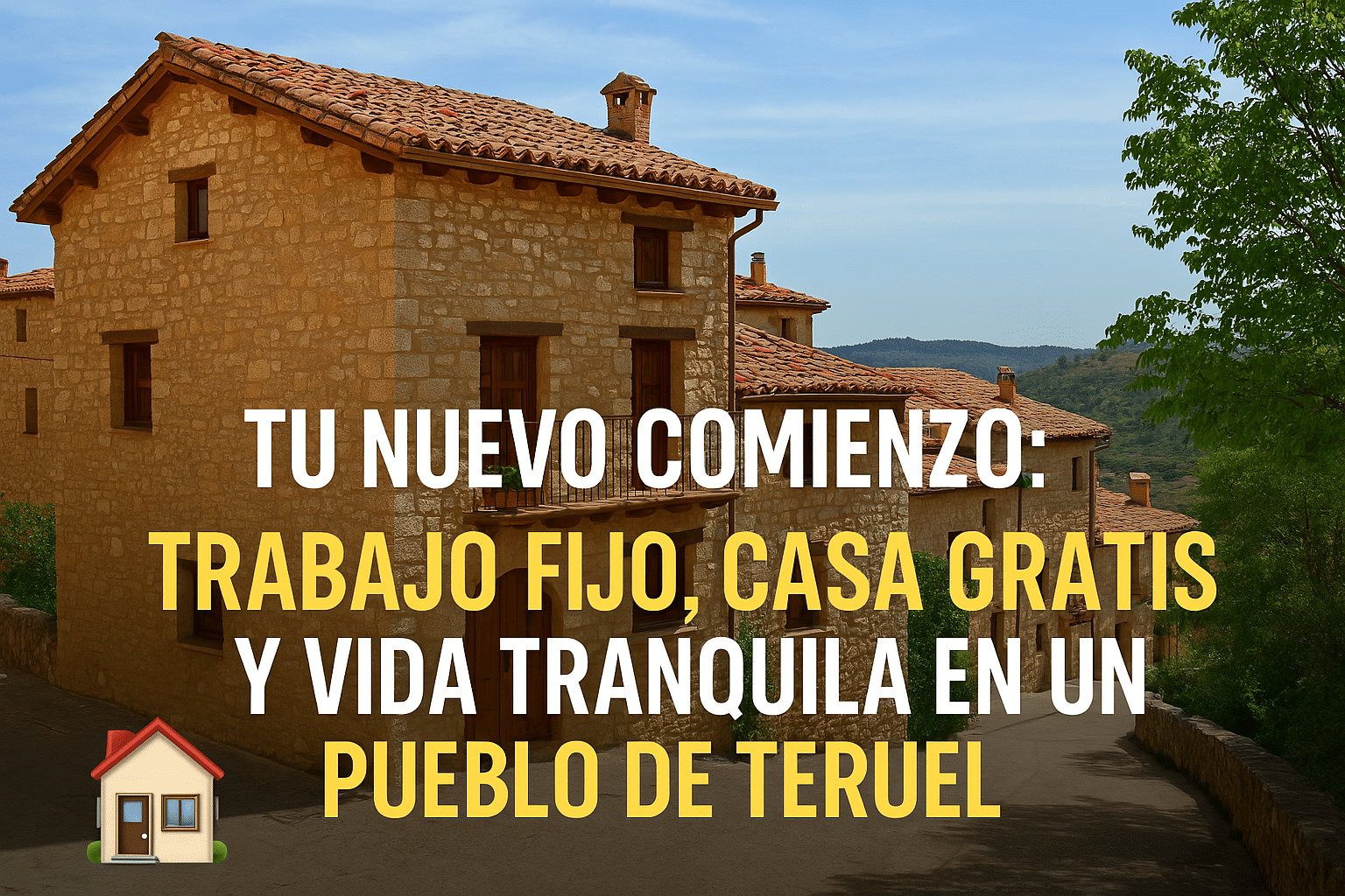 Vivienda sin pagar, contrato fijo y sueldo digno en un hotel rural de lujo