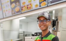 trabajador burger king