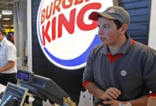 trabajador de burger king