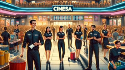 trabajadores en cines Cinesa