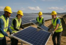 Nuevas vacantes para oficiales de electricidad en un parque solar en Cartagena